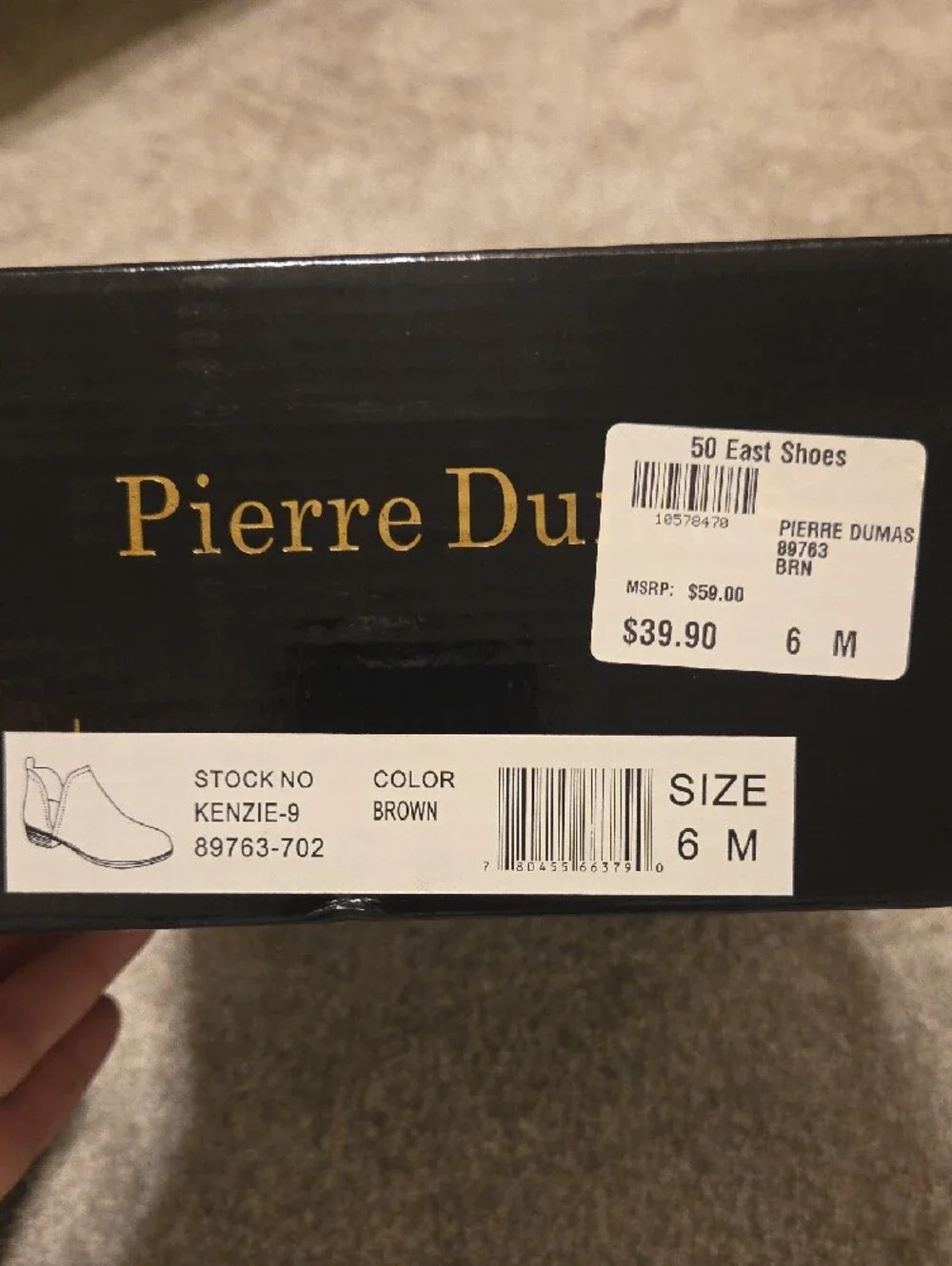 Pierre Dumas Brown Kids Ankle Booties